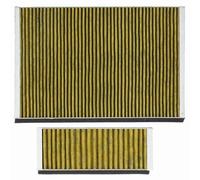 VIOKS Juego de 2 filtros de carbón activo de repuesto para Bosch Siеmens Neff Constructa 11041790 11018700 DWZ0AK0A0 Z51AIA0X0 Filtro de olores trasero para campana extractora