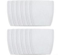 Juego de filtros de repuesto para aspiradora de 12 piezas compatible con HiKOKI A-43963 A-50728 R10DL para una mejor filtración de polvo y un rendimiento consistente