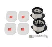 Juego de filtros de repuesto para aspiradora inalámbrica Shark IZ400 IZ420 Stratos, espuma lavable y filtros postmotor de fieltro con cepillo de limpieza, piezas IZ400UK IZ420UK