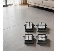 Juego de filtros de repuesto para aspiradora Tineco para aspiradora iFloor 5 Breeze, 4 filtros que soportan una salida de aire más limpia y protección del motor a través de la reutilización