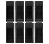 Juego de filtros de repuesto para ECOVACS para deebot X2 X2 Pro para limpiador de vacío omni - Robusto robot aspirador filtro capa de carbón activo juego de filtro negro 11,8 cm (4 unidades)