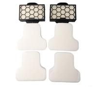 Juego de filtros de vacío para limpiador de cilindros sin bolsa Shark CZ500UKT CZ2001 CZ500EUT CZ351 XHPCZ350 2 filtros de repuesto con fieltro de espuma