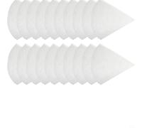 Juego de filtros de válvula de escape cónicos para Zehnder y para sistemas de ventilación MAICO - Forro polar sintético de grado G4, DN125 (125 mm), 180 mm de longitud, 10 o 20 (20 piezas)