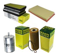 Juego de filtros del paquete inspección MANN-FILTER para Mercedes-Benz Clase E