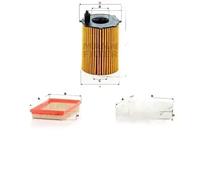 Juego de filtros FIAT 500, PANDA, PANDA III MANN FILTER