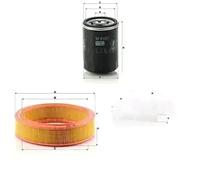 MANN-FILTER C 3078 Filtro de aire - para Automóviles + Vehículos de transporte