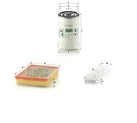MANN-FILTER Filtro de aire C 32 154 para VW Sharan, Ford Galaxy y SEAT Alhambra