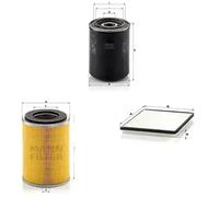 Juego de filtros FORD, NISSAN MAVERICK I, TERRANO II MANN FILTER