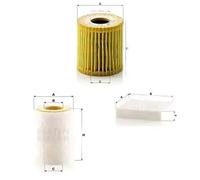 Juego de filtros grasaT ROADSTER MANN FILTER