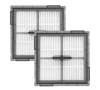 Juego de filtros HEPA compatible con Roborock Q10 S5 Q10 Vf Q10v Q10 X-5 Q10p Q10 Pf Q8 Q8 Max Pro Plus Robot Aspirador Piezas de repuesto Pantalla de recogida de polvo (paquete de 2)