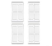 Juego de filtros HEPA de 4 piezas para ECOVACS para Deebot X8 T80 tanque de aguas residuales y filtración de caja para una vida más limpia