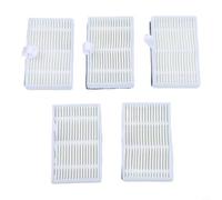 Juego de filtros HEPA de repuesto para aspiradora robot Cecotec Y70, filtración eficiente con cepillo de limpieza, construcción ABS, paquete de 5 accesorios