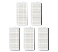Juego de filtros HEPA lavables, 5 piezas de repuesto para modelos de aspiradora Cecotec M50 M50, elemento de caja de polvo para captura de partículas finas