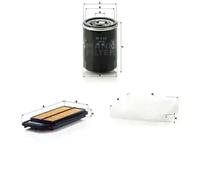 Juego de filtros HONDA ACCORD VII MANN FILTER