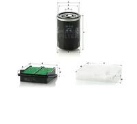 Juego de filtros HONDA JAZZ II MANN FILTER