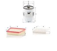 MANN-FILTER C 26 042 Filtro de aire - para Automóviles + Vehículos de transporte