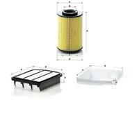 MANN-FILTER C 26 018 Filtro de aire - para Automóviles + Vehículos de transporte