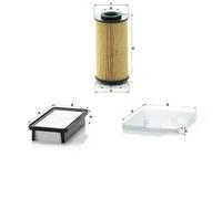 MANN-FILTER C 2628 Filtro de aire - para Automóviles + Vehículos de transporte