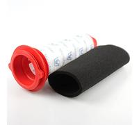 PakTrade Juego de Filtros Lavables Adecuado para Bosch Athlet BCH6 Serie | BCH6ZOOO Aspirador inalámbrico Zoo'o ProAnimal | Filtro Redondo + Filtro de Espuma | Compatible con 00754176, 00754175