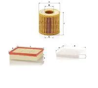 Juego de filtros LEXUS, TOYOTA CAMRY VII, ES VI, HIGHLANDER, NX, RX III, SIENNA