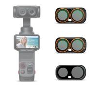Juego de filtros magnéticos 3 en 1 Insta 360 Luna (VND, CPL, Mist). Filtro ND ultrafino de cristal HD, accesorio Creator compatible con Pocket 4
