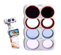 Juego de filtros magnéticos ND y CPL para Insta 360 Luna Ultra, Diffusion 1/4 y kit de filtro ajustable ND2-16-32 para lentes de cristal óptico, color blanco (CPL+difusión 1/4+LPR+ ajustable ND2-32)