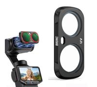 Juego de filtros magnéticos ND y CPL para Insta360 Luna Ultra, Diffusion 1/4 y kit de filtro ajustable ND2-16-32, lente de vidrio óptico para Insta 360 Luna Ultra Accesorios (UV)