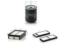 Juego de filtros MAZDA 5 II MANN FILTER