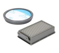 Juego de filtros McFilter compatible con la aspiradora Rowenta RO3731EA Compact Power Cyclonic; incluye 2 filtros: 1 cartucho filtrante y 1 filtro redondo; alternativa al ZR005901
