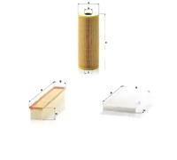 Juego de filtros MERCEDES-BENZ KLASA C coupe (CL203), W203, W203 Kombi MANN