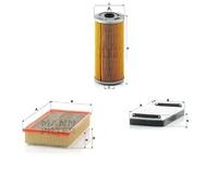 Juego de filtros MERCEDES-BENZ KLASA E T-Model (S210), W210 MANN FILTER