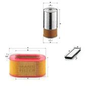 Juego de filtros MERCEDES-BENZ KLASA E (W124), KLASA E T-Model (S124) MANN