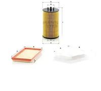 Juego de filtros MERCEDES-BENZ W211, W211 Kombi MANN FILTER