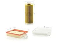 Filtro de aire Cartucho filtrante C 25 110-2 MANN-FILTER para MERCEDES-BENZ