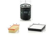 Juego de filtros MG, ROVER 200 II, 200 III, 25 I, COUPE, MG ZR, MG ZS, MANN