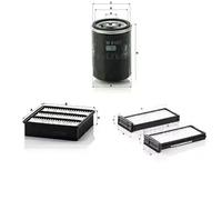 MANN-FILTER C 2136/1 Filtro de aire - para Automóviles + Vehículos de transporte