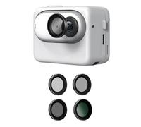 Juego de filtros ND para cámaras Insta 360 GO3/3S/2, compatibilidad universal antivaho impermeable de alta definición, listo para video 4K (GO3/GO2 - ND8+16+32+CPL)