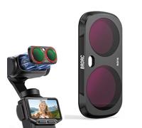 Juego de filtros ND y CPL magnéticos para Insta 360 Luna Ultra, kit de filtros ajustables ND2-16-32 de difusión 1/4 y lente de vidrio óptico para accesorios Insa 360 Luna Ultra (ND16)