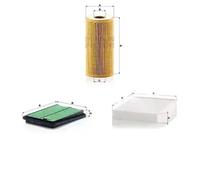 Juego de filtros NISSAN, RENAULT KOLEOS II, X-TRAIL III MANN FILTER