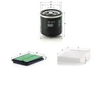 MANN-FILTER Filtro de aire C 25 040 – para Renault Koleos, Kadjar y Nissan X-Trail y Qashqai