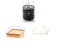 MANN-FILTER C 2256 Filtro de aire - para Automóviles + Vehículos de transporte