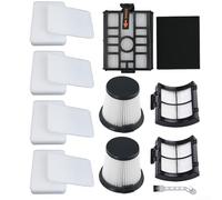 Juego de filtros para aspiradora Shark Detect Pro IW3612EU, IW3612EUT, IW3612AMZEU, IW3611EU IW3611DE, lavable con HEPA, fácil de instalar