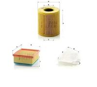 Juego de filtros PEUGEOT 206, 206 CC, 206 SW MANN FILTER