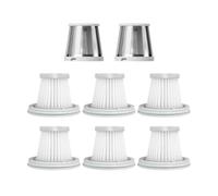 Juego de filtros primarios y HEPA acero repuesto compatibles con la aspiradora Xiaomi Mijia Mi Mini SSXCQ01XY - 2 + 6