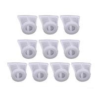 Juego de filtros pulverizadores de pintura de alimentación por succión, pintura de nailon de malla 120 para pulverización de aire, 8 mm, 10 mm, 12 mm, 3 tamaños, paquete de 10 unidades para talleres
