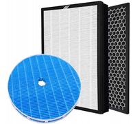 Juego de filtros purificadores de aire FY2422 FY2420 FY3435 - Repuesto para purificador de aire Philips AC3829/10 | Filtro HEPA 99,97%, reducción de olores de carbón activado, humidificación del aire