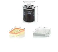 Juego de filtros RENAULT FLUENCE MANN FILTER