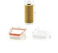 Juego de filtros RENAULT GRAND SCENIC III, SCENIC III MANN FILTER