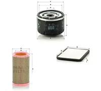 Juego de filtros RENAULT MEGANE I MANN FILTER