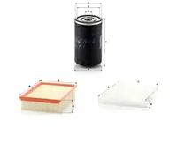 Juego de filtros SEAT CORDOBA 1 2, CORDOBA I, CORDOBA Vario, INCA MANN FILTER